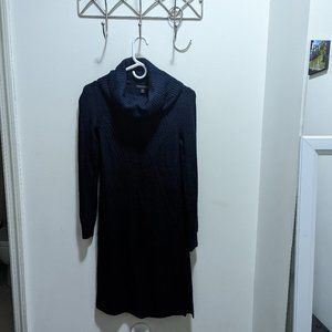 Banana Republic cozy navy sweater dress